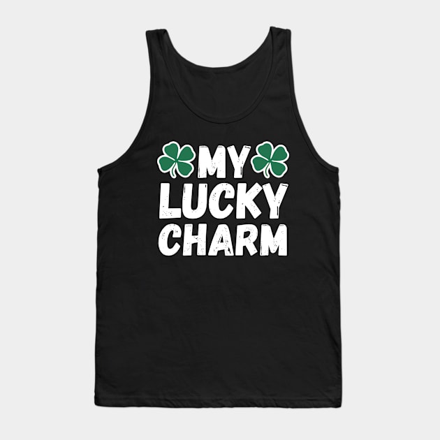 My Lucky Charm Clover St Patricks Day Tank Top by ThyShirtProject - Affiliate